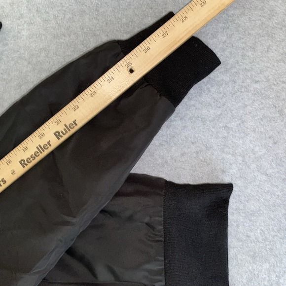 Killion MA-1 Bomber Jacket Men's Large Black Red Quilted Lining Streetwear Zip - Picture 12 of 13